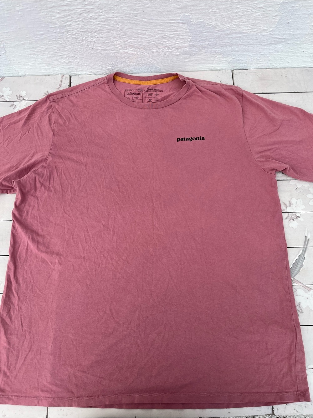 Patagonia Short-Sleeve Crew Tee in Dusty Rose